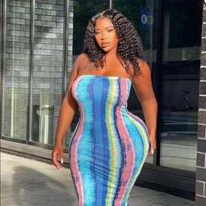 Look me up and down maxi dress